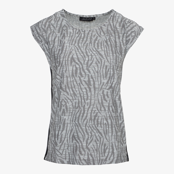 Jazlyn dames zebra t-shirt 1