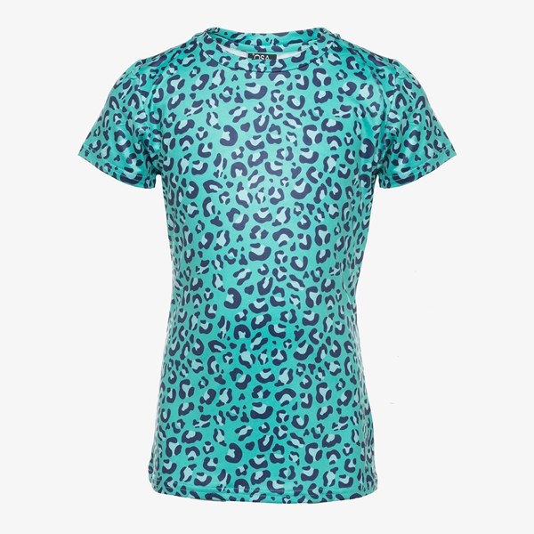 Osaga meisjes sport T-shirt met luipaardprint 1