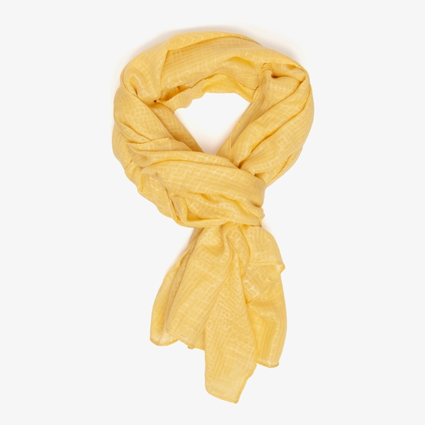 Gele dames sjaal 1