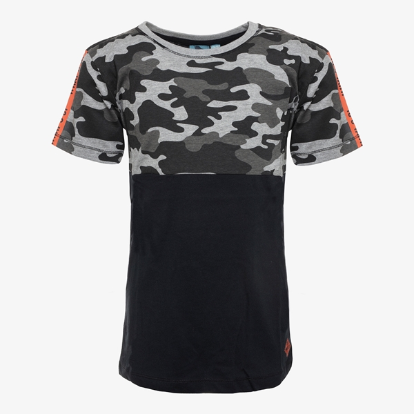 Oiboi jongens T-shirt met camouflage print 1