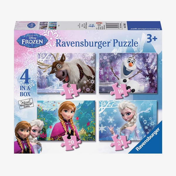 Kerel Ik heb een Engelse les embargo Frozen Puzzel set van 4 online bestellen | Scapino