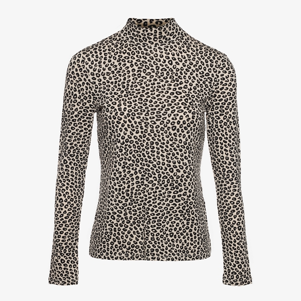 Jazlyn dames shirt met luipaardprint 1