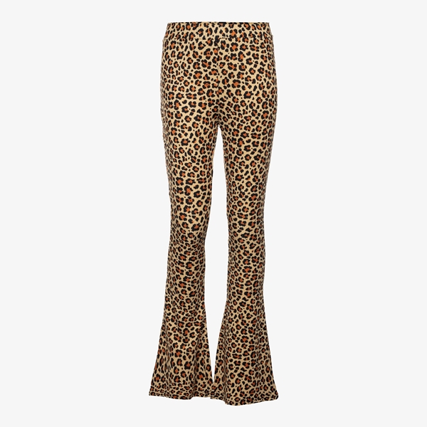 TwoDay meisjes flared broek met luipaardprint 1