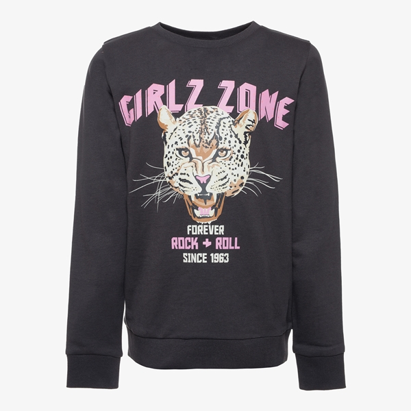 TwoDay meisjes sweater met luipaard 1