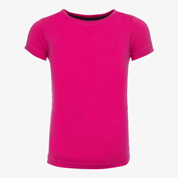 TwoDay meisjes basic T-shirt roze 1
