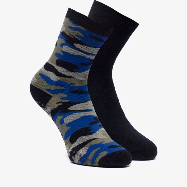 2 paar antislip sokken met camouflage print 1