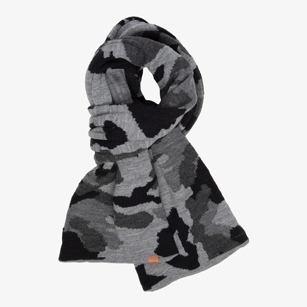 Jongens sjaal met camouflage print 1