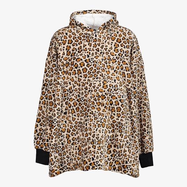 Thu!s kinder hoodie blanket luipaardprint 1