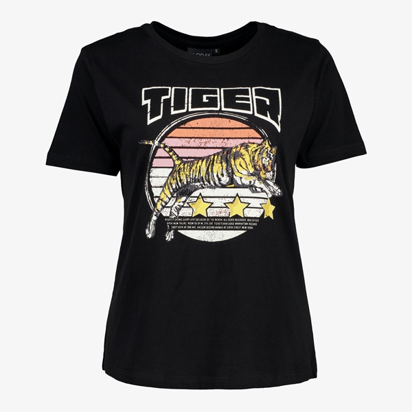 TwoDay dames t-shirt met tijger 1