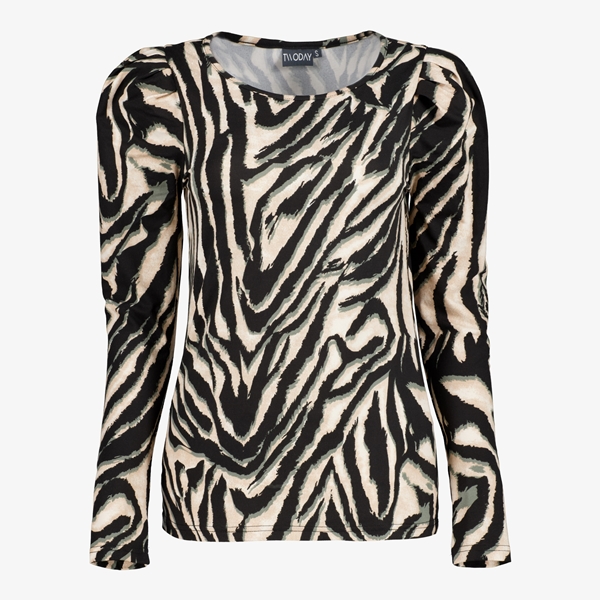 TwoDay shirt met zebraprint 1
