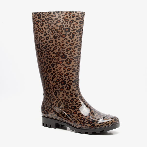 Onbemand pols de begeleiding Mountain Peak dames regenlaarzen met luipaardprint online bestellen |  Scapino