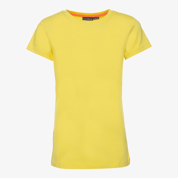 TwoDay meisjes basic T-shirt geel 1