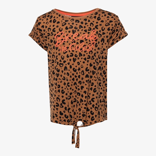 TwoDay meisjes T-shirt met luipaardprint 1