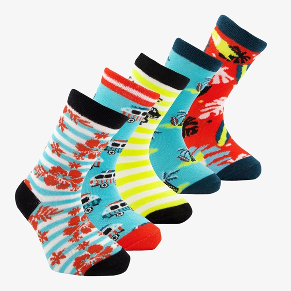 Scapino 5 paar kinder sokken met print 1