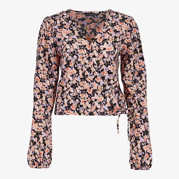 TwoDay dames overslag blouse met bloemenprint 1