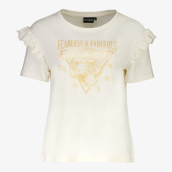 TwoDay dames T-shirt met ruches 1