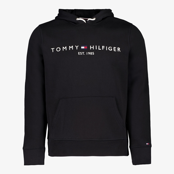 Tommy Hilfiger hoodie zwart online | Scapino