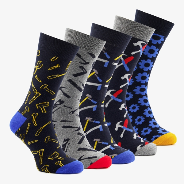 Hinder reservering Uitwisseling 5 paar heren sokken met print online bestellen | Scapino
