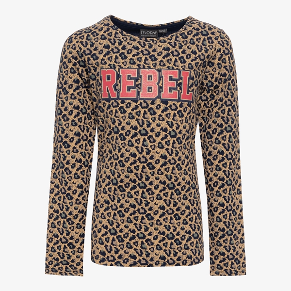 TwoDay meisjes shirt met luipaardprint 1