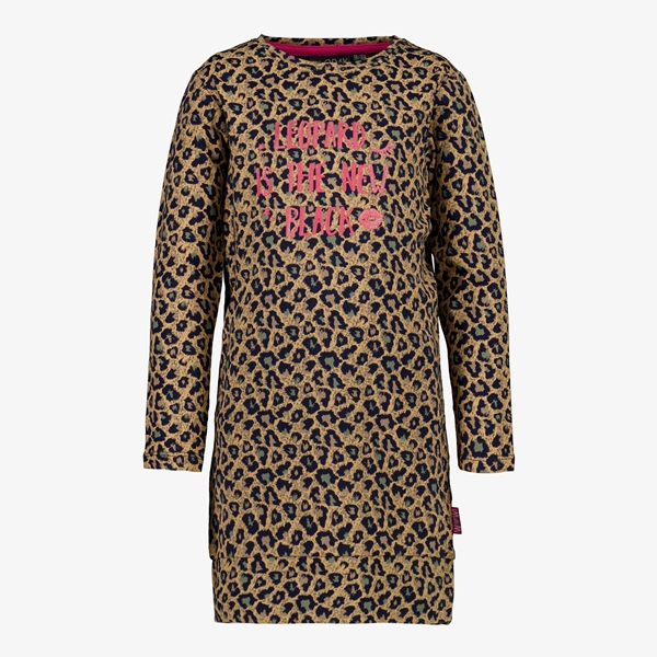 TwoDay meisjes jurk met luipaardprint 1