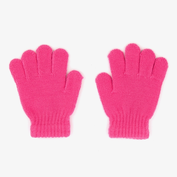 1 paar meisjes handschoenen roze 1