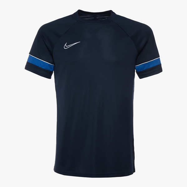 sla arm Romanschrijver Nike Academy 21 heren sport T-shirt blauw online bestellen | Scapino
