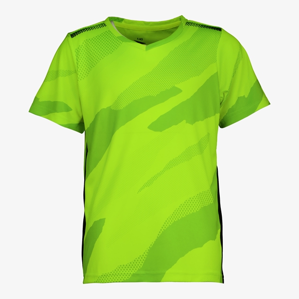 Dutchy Dry kinder voetbal T-shirt neon 1