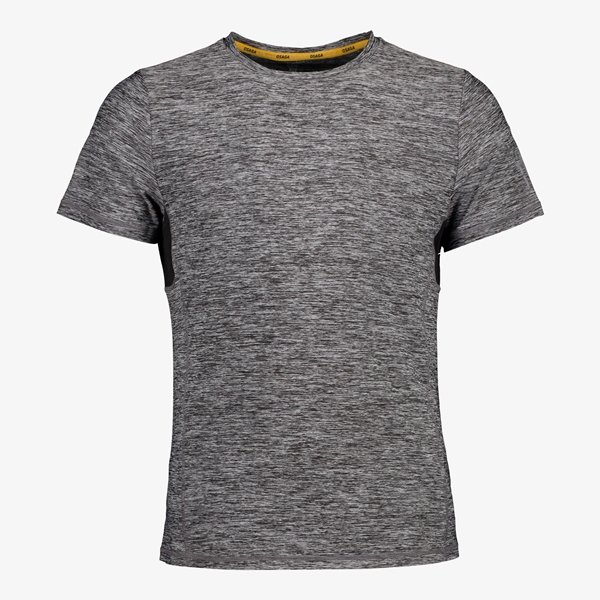 Osaga Dry heren hardloop T-shirt grijs 1