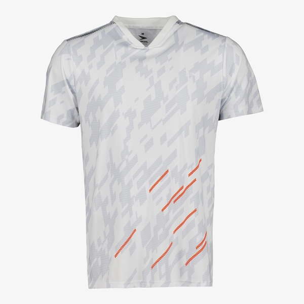 Dutchy Dry heren voetbal T-shirt wit met print 1