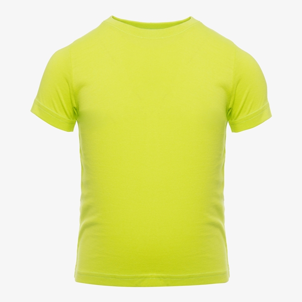 Unsigned kinder T-shirt neon geel 1