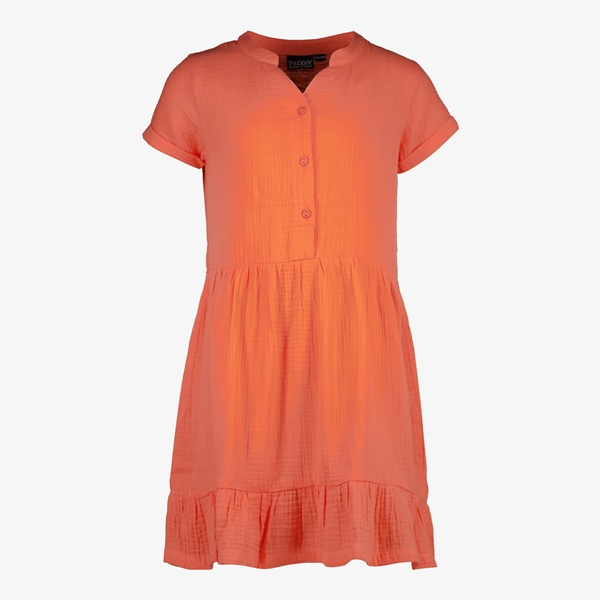 TwoDay meisjes jurk oranje 1