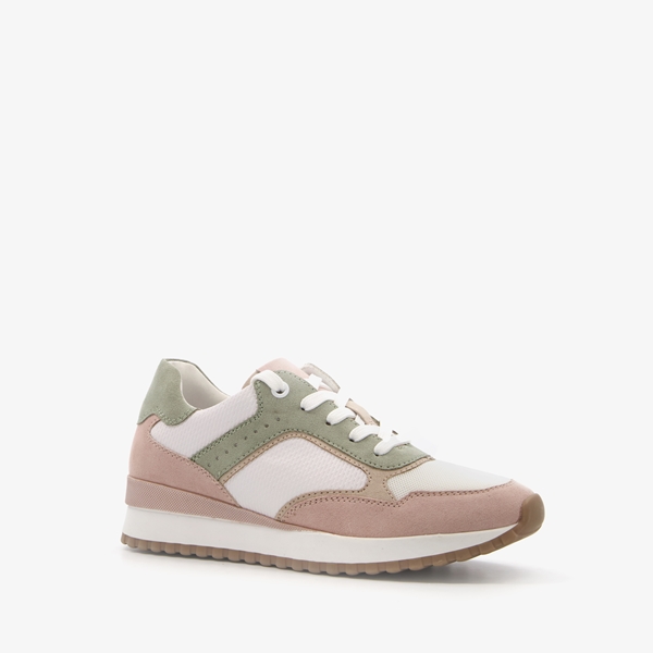 Nova dames sneakers wit/roze 1