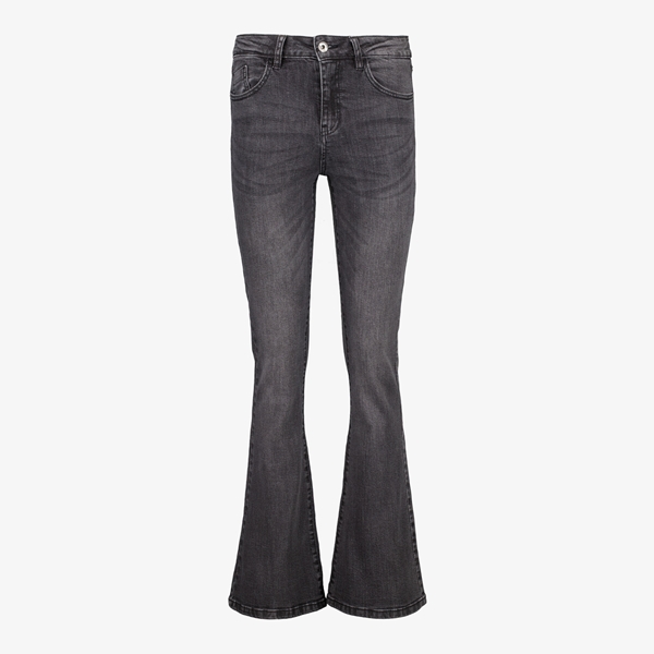 TwoDay dames flared jeans donkergrijs 1