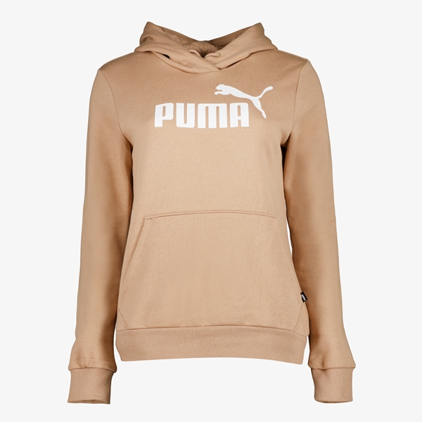 Puma Essentials Big Logo dames hoodie beige 1