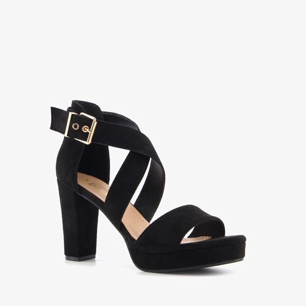 Box zwarte dames sandalen hoge hak online bestellen Scapino