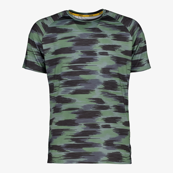 Osaga heren sport T-shirt met camouflage print 1