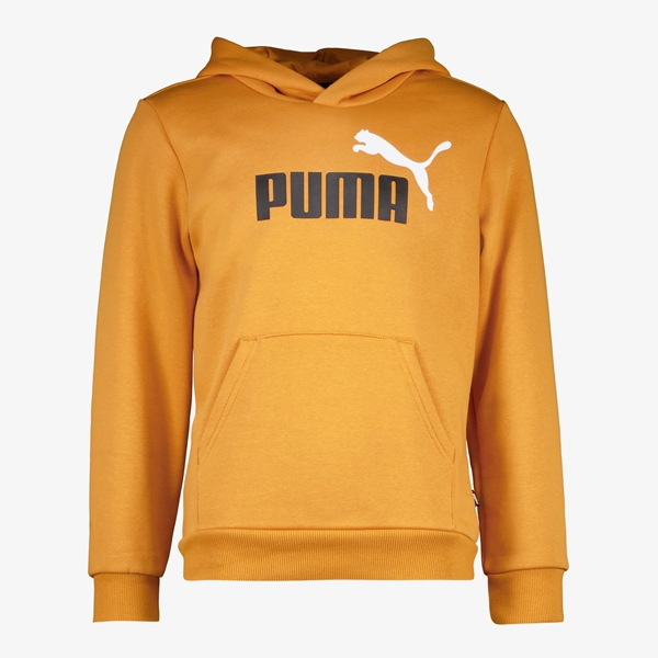 Puma Essentials Big Logo kinder hoodie geel 1