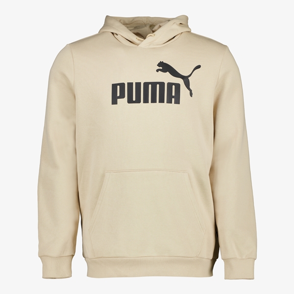 Puma Essentials Big Logo heren hoodie beige 1