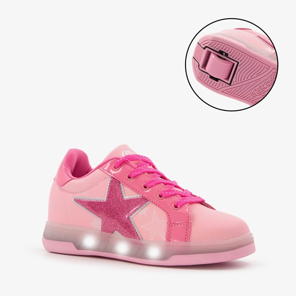 zij is Vochtigheid Buitengewoon Breezy Rollers kinder sneakers met wieltjes roze online bestellen | Scapino