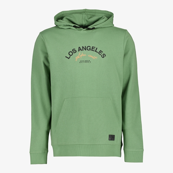 Unsigned heren hoodie groen 1