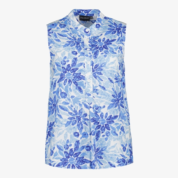 opstelling ongebruikt mist TwoDay dames blouse mouwloos blauw online bestellen | Scapino