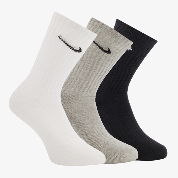 Nike EveryDay Cushion Crew sokken wit/grijs/zwart 1