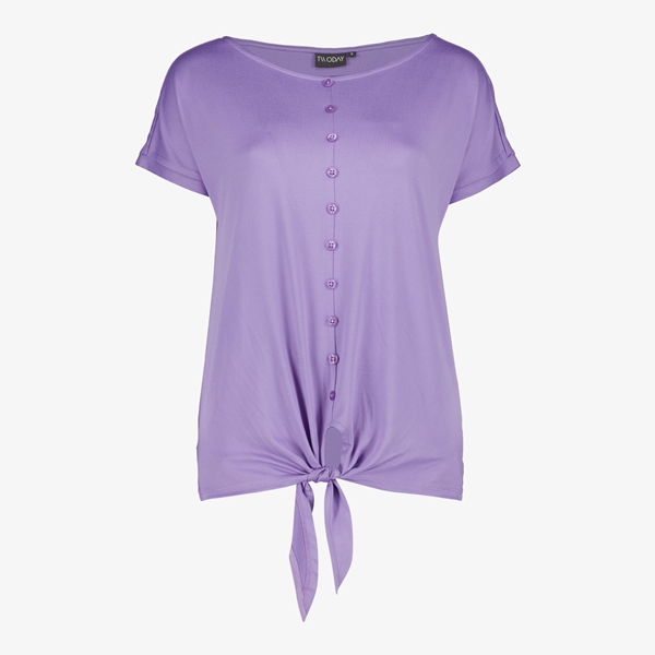huiswerk Ham reservering TwoDay geknoopt dames T-shirt lila online bestellen | Scapino