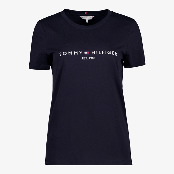 Albany alliantie monteren Tommy Hilfiger dames T-shirt blauw online bestellen | Scapino