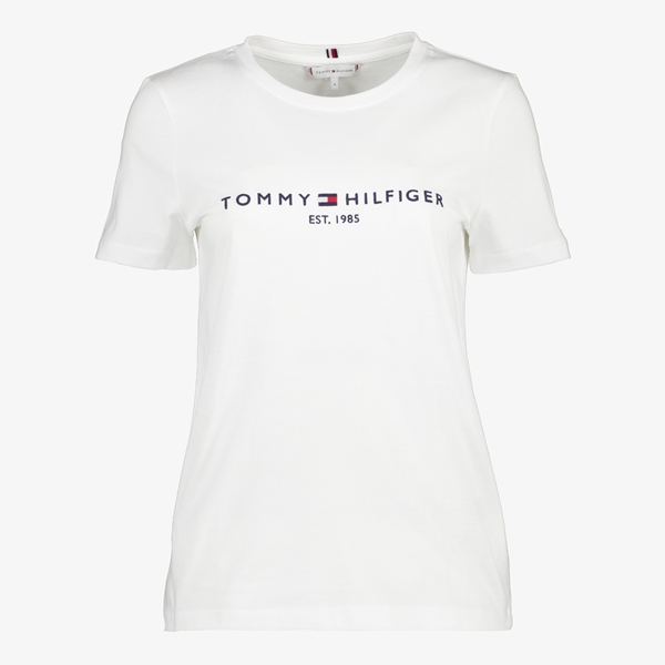 Lijm Emuleren Ontmoedigen Tommy Hilfiger dames T-shirt wit online bestellen | Scapino