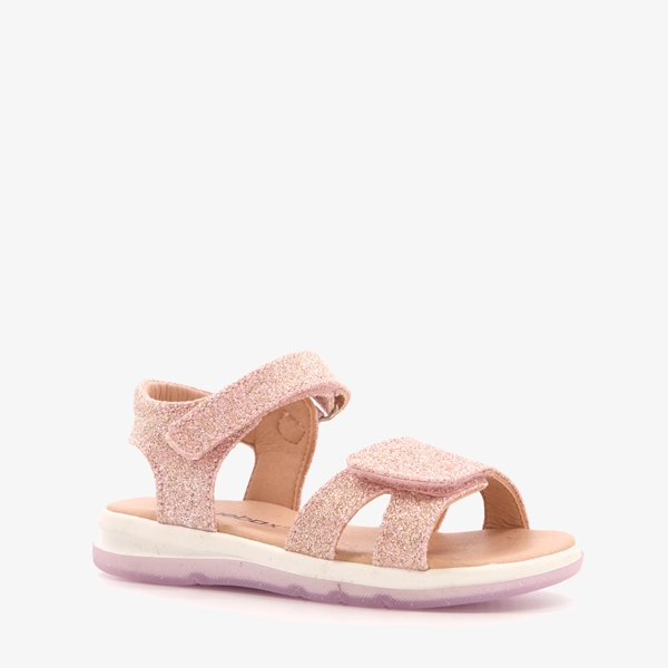 Blue Box meisjes sandalen roze met glitters 1