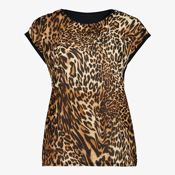 TwoDay dames T-shirt met luipaardprint 1
