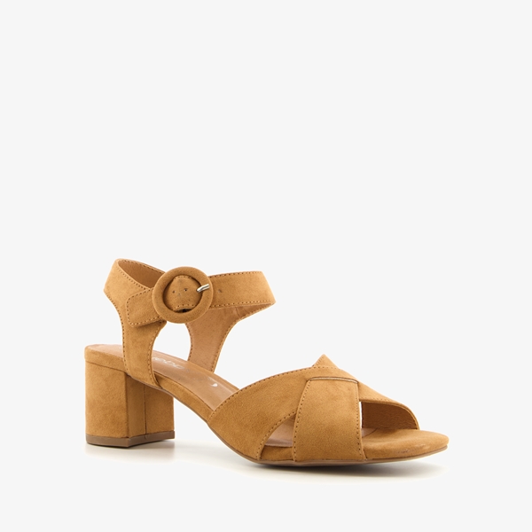 Veranderlijk Zoeken Beperking Blue Box dames sandalen met hak bruin online bestellen | Scapino