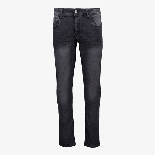 Unsigned tapered fit heren jeans grijs lengte 34 1