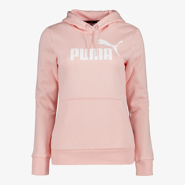 Puma Essentials Big Logo dames hoodie roze 1